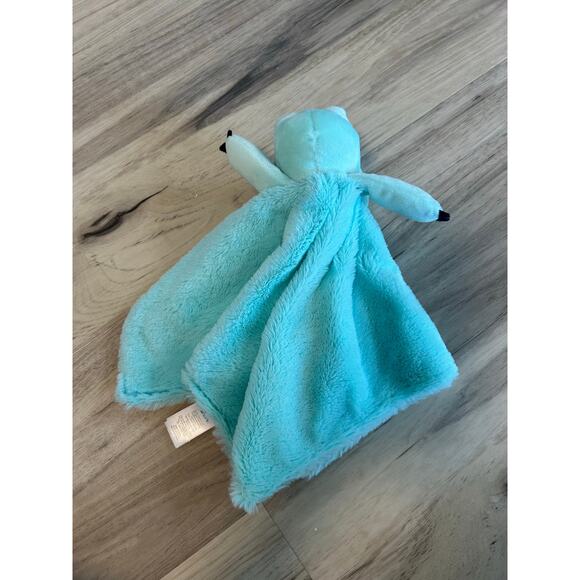 Carters Just One You Teal Green Gator Alligator Crocodile Lovey Security Blanket - Picture 3 of 5